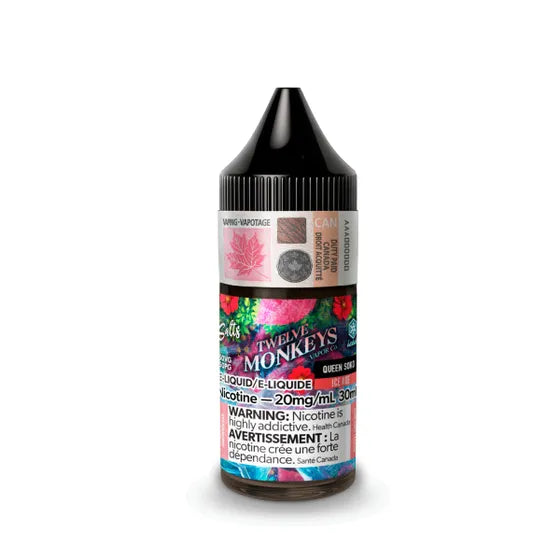 TWELVE MONKEYS ICE SALT 30 ML - QUEEN SOKO