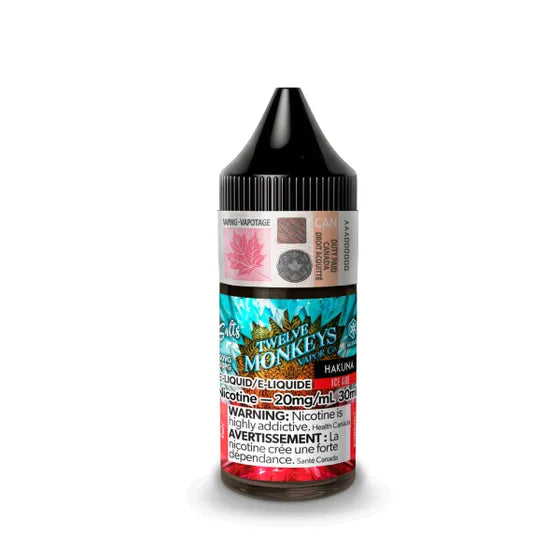 TWELVE MONKEYS ICE SALT 30 ML - HAKUNA