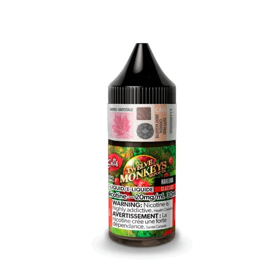 TWELVE MONKEYS SALT 30 ML - HAKUNA