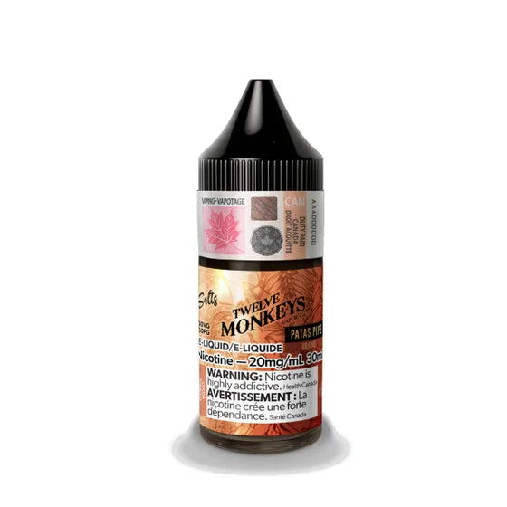 TWELVE MONKEYS SALT ORIGINS 30 ML - PATAS PIPE