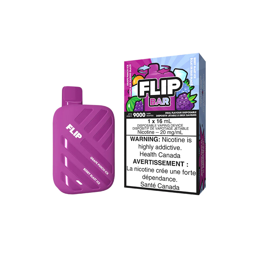 FLIP BAR 9000 - GRAPE PUNCH ICE AND BERRY BLAST ICE