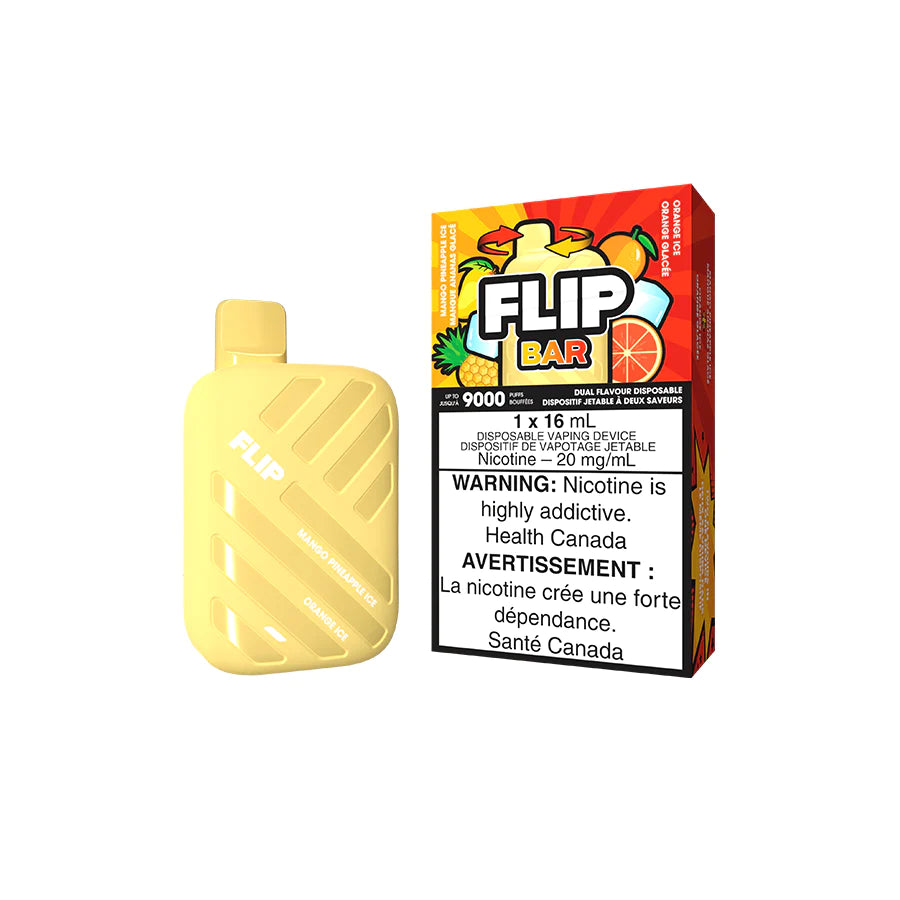 FLIP BAR 9000 - MANGO PINEAPPLE ICE AND ORANGE ICE