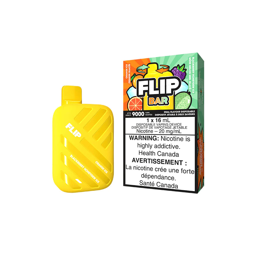 FLIP BAR 9000 - ORANGE ICE AND BLACKBERRY HONEYDEW ICE