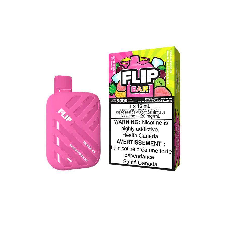 FLIP BAR 9000 - TROPICAL ICE AND PASSION PUNCH ICE