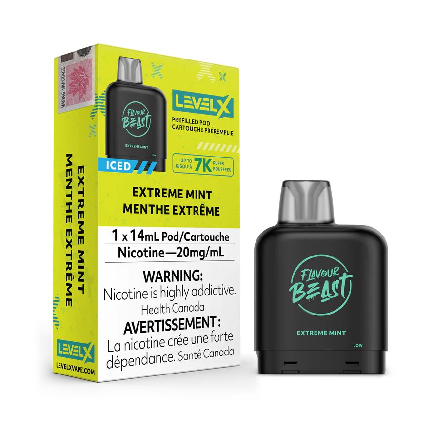 LEVEL X FLAVOUR BEAST PODS - EXTREME MINT