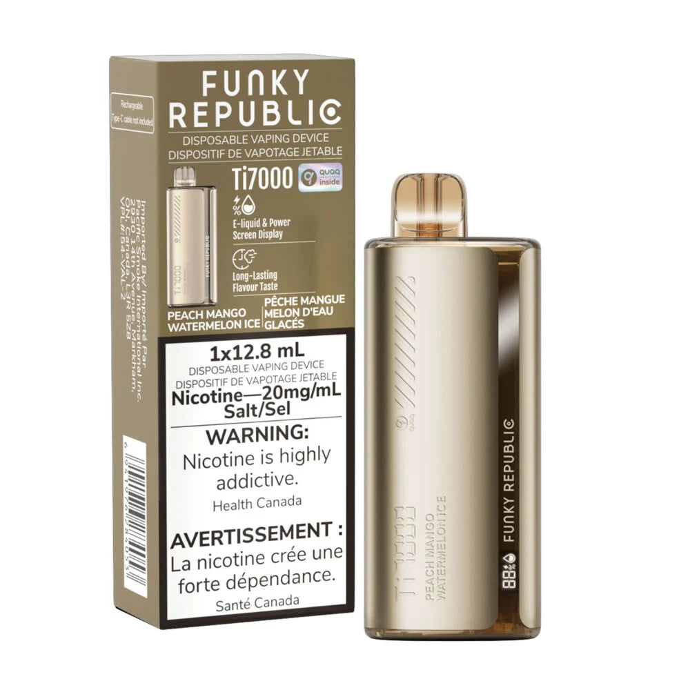 FUNKY REPUBLIC 7000 - PEACH MANGO WATERMELON ICE