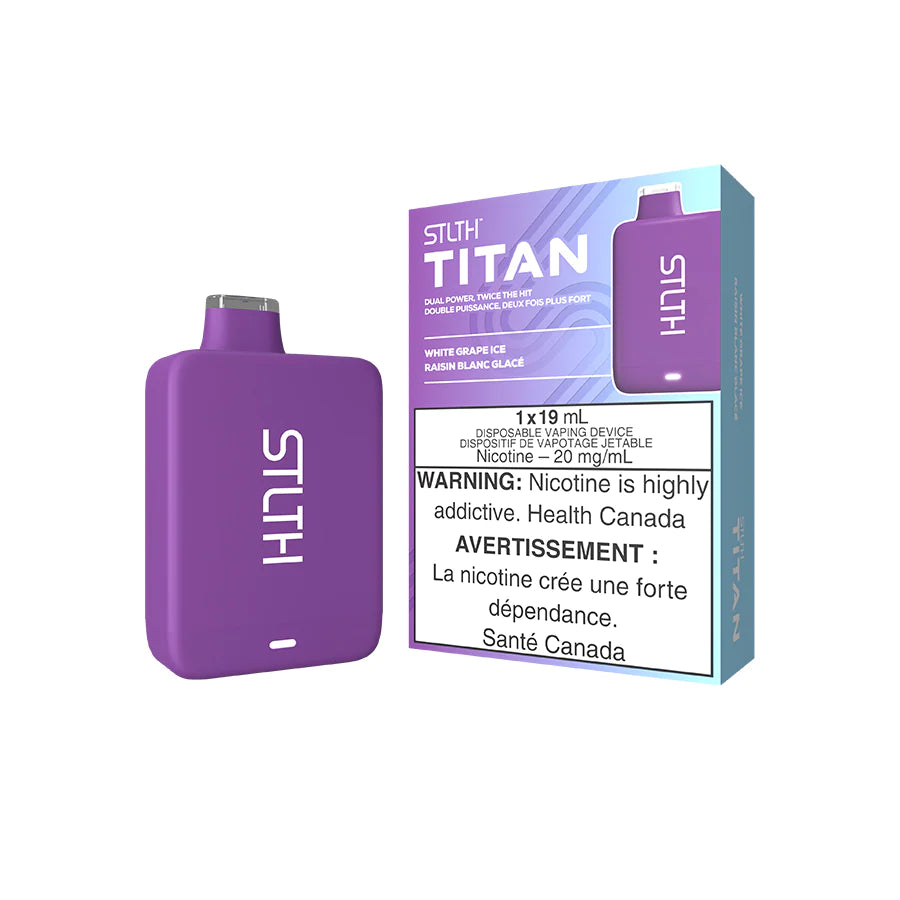 STLTH TITAN 10K - WHITE GRAPE ICE