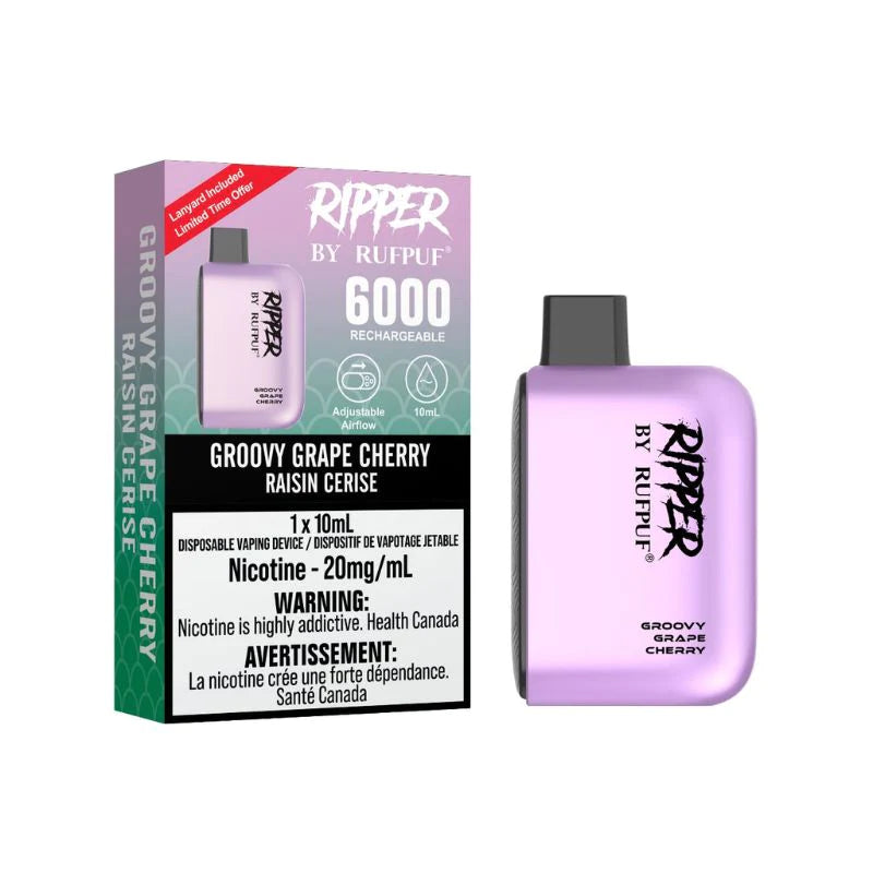 RIPPER 6000 - GROOVY GRAPE CHERRY ICE