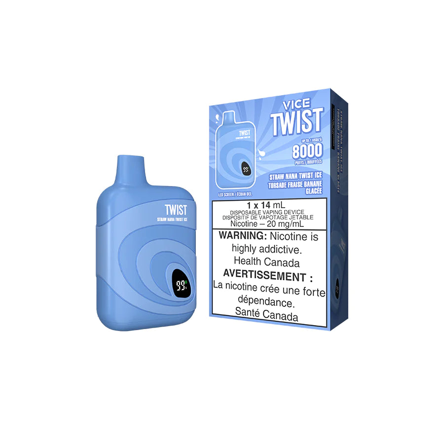 VICE TWIST 8000 - STRAW NANA TWIST ICE