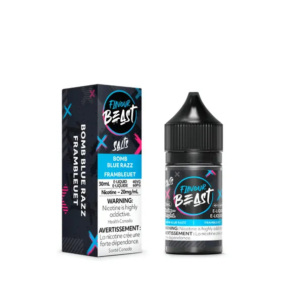 FLAVOUR BEAST SALT 30 ML - BOMB BLUE RAZZ