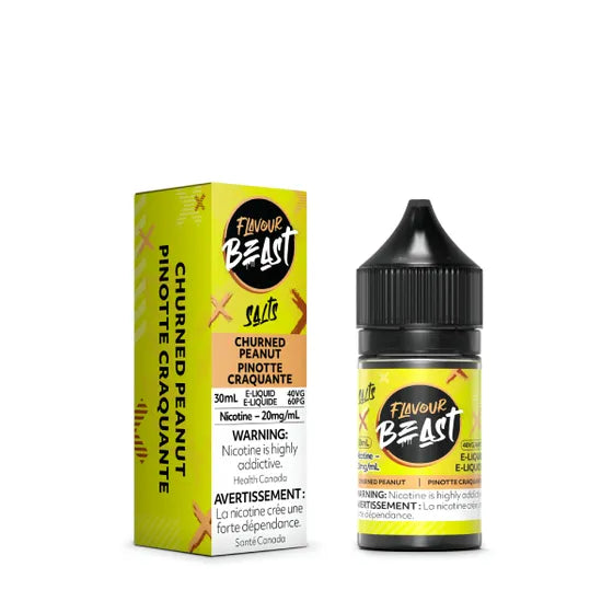FLAVOUR BEAST SALT 30 ML - CHURNED PEANUT
