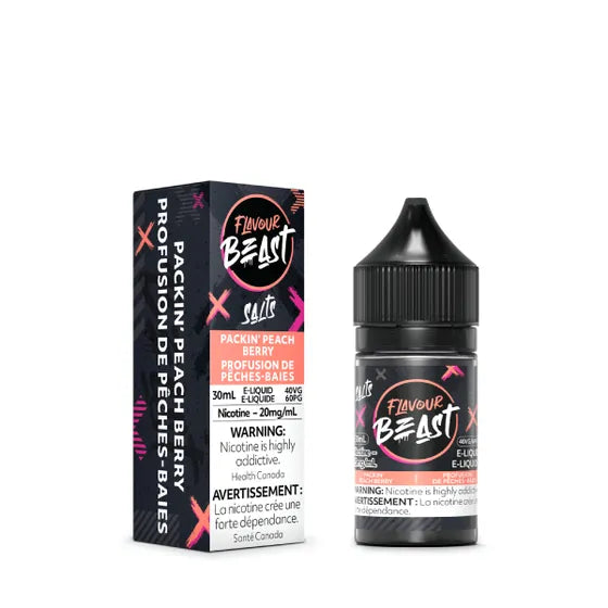 FLAVOUR BEAST SALT 30 ML - PACKIN PEACH BERRY