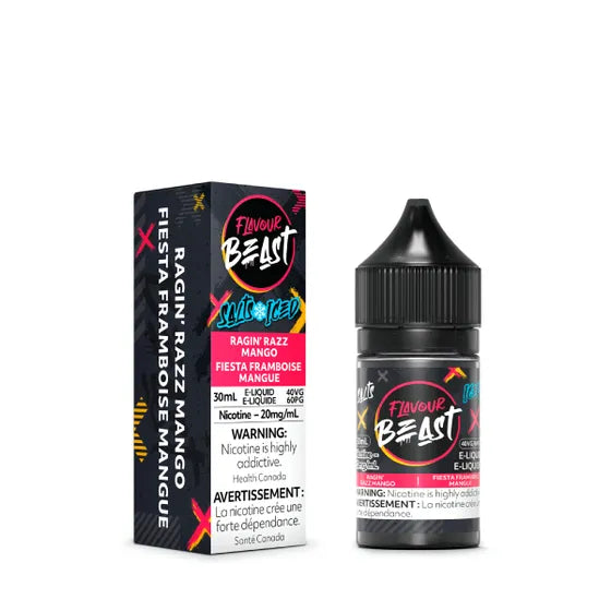 FLAVOUR BEAST SALT 30 ML - RAGIN RAZZ MANGO ICED