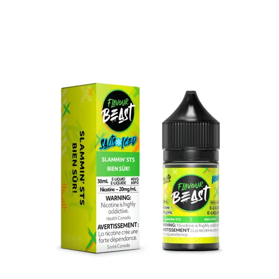 FLAVOUR BEAST SALT 30 ML - SLAMMIN STS ICED