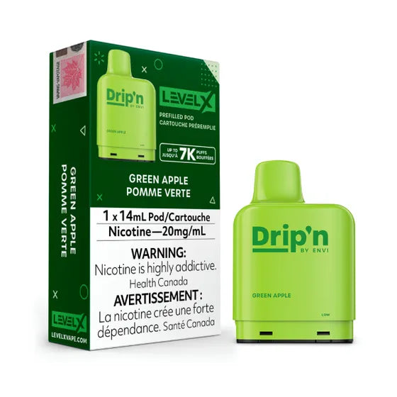DRIP'N LEVEL X PODS - GREEN APPLE