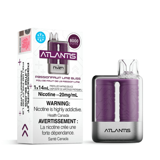 ATLANTIS BY NVZN 8000 - PASSIONFRUIT LIME BLISS