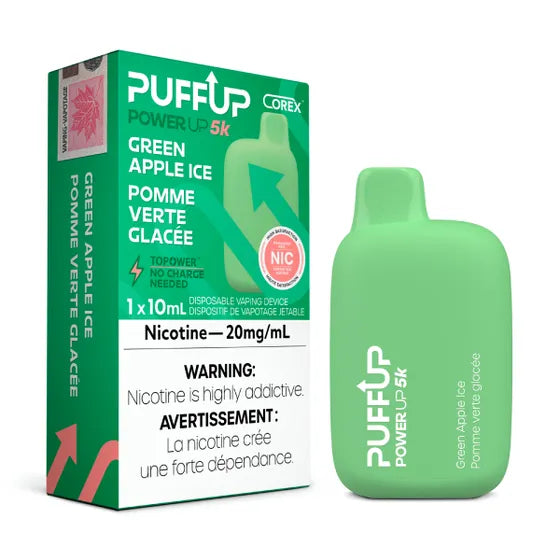 PUFF UP 5K - GREEN APPLE ICED