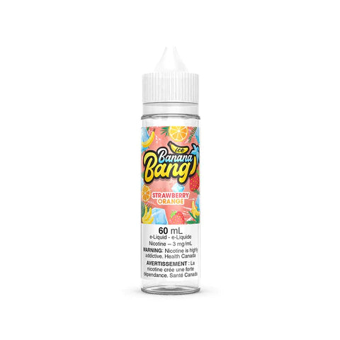 BANANA BANG 60 ML - STRAWBERRY ORANGE ICE