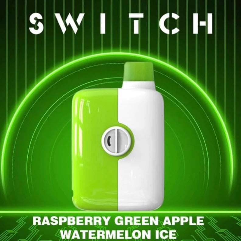 MR FOG SWITCH 5500 - RASPBERRY GREEN APPLE WATERMELON ICE