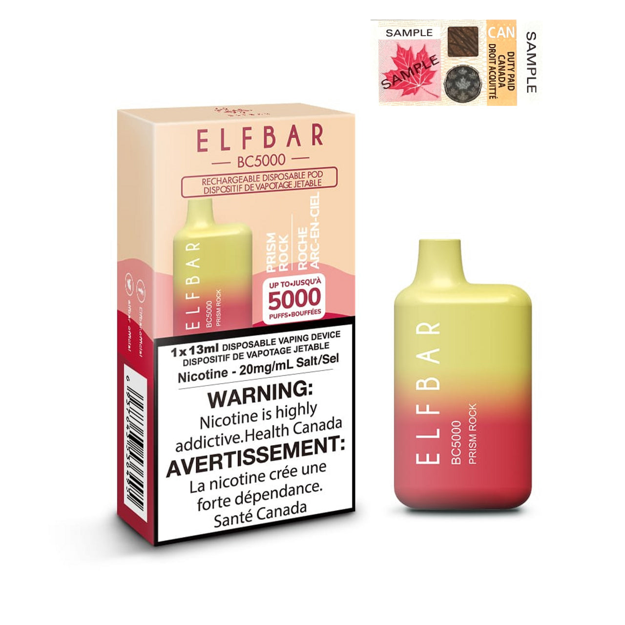 ELF BAR 5000 - PRISM ROCK Vape City ELF BAR 5000 - PRISM ROCK Vape City