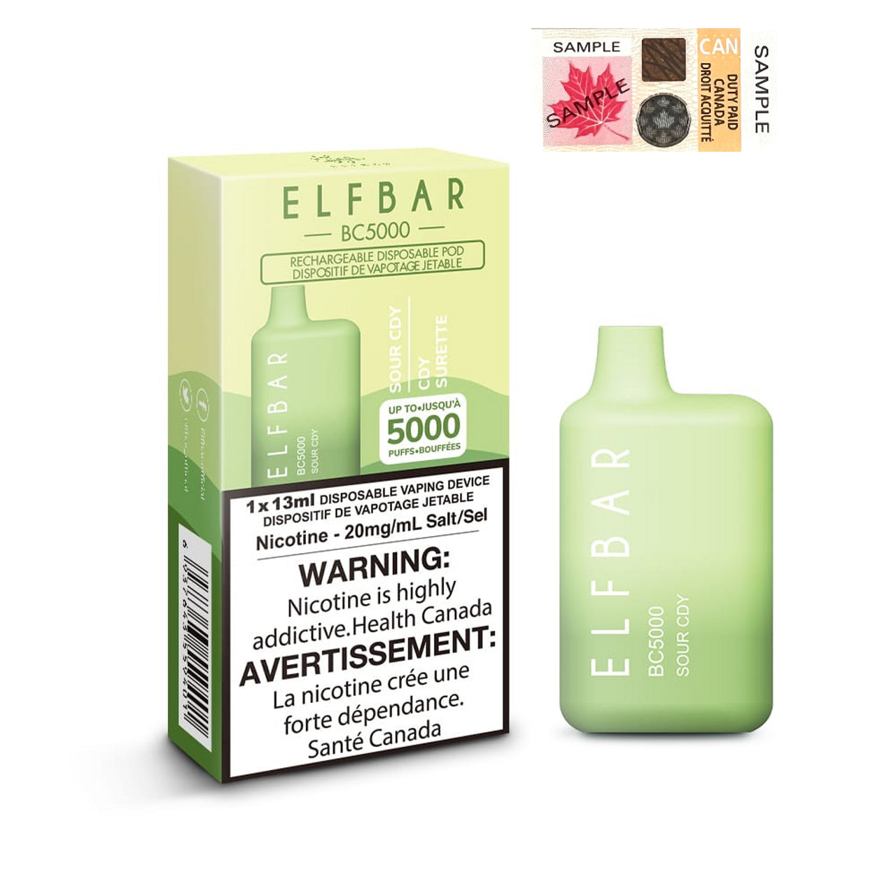 ELF BAR 5000 - SOUR CDY