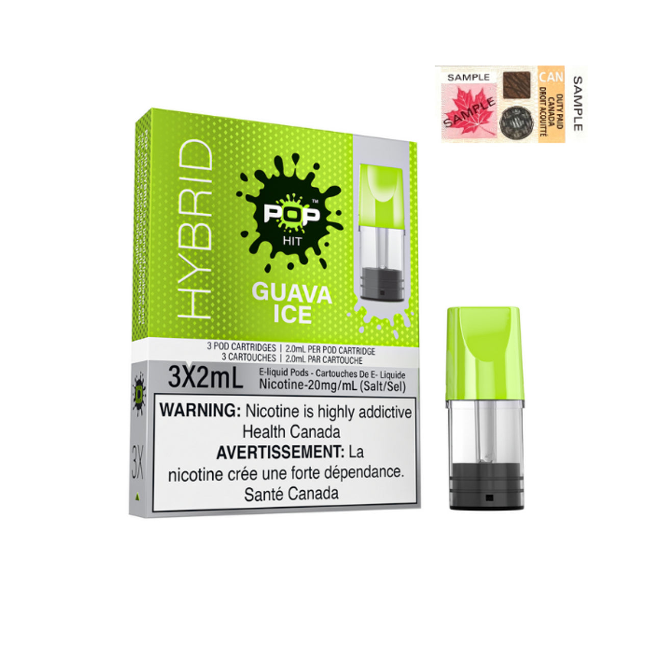 POP HITS HYBRID PODS - GUAVA ICE