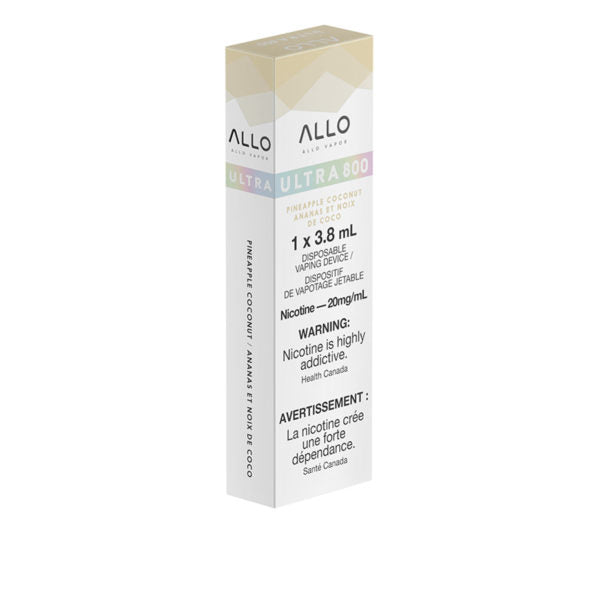 ALLO ULTRA 800 - PINEAPPLE COCONUT