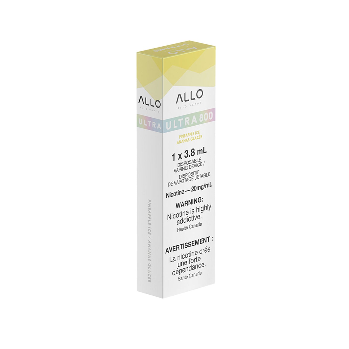 ALLO ULTRA 800 - PINEAPPLE ICE