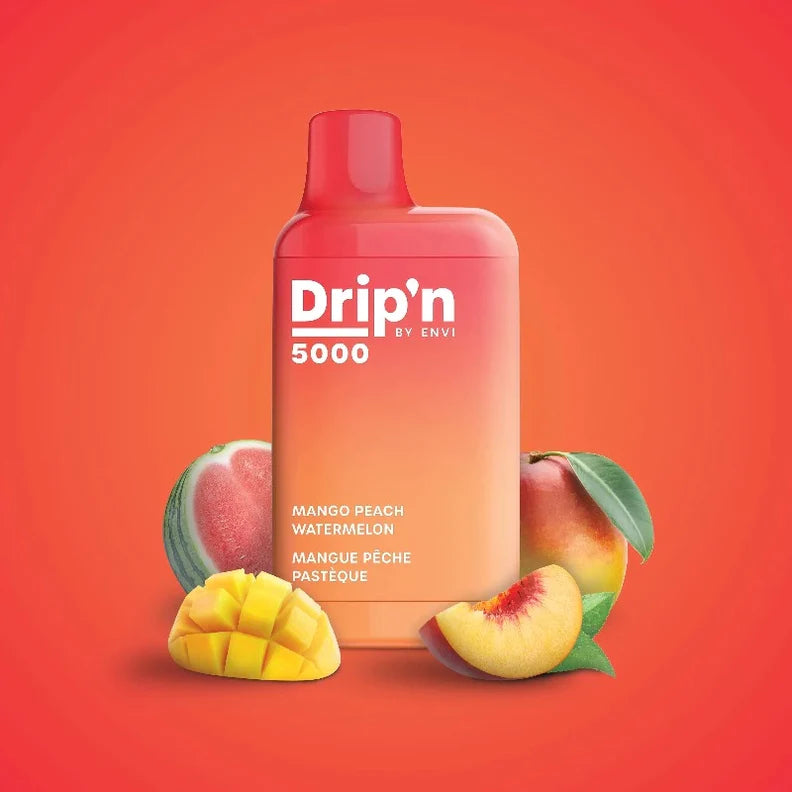 DRIP'N 5000 - MANGO PEACH WATERMELON
