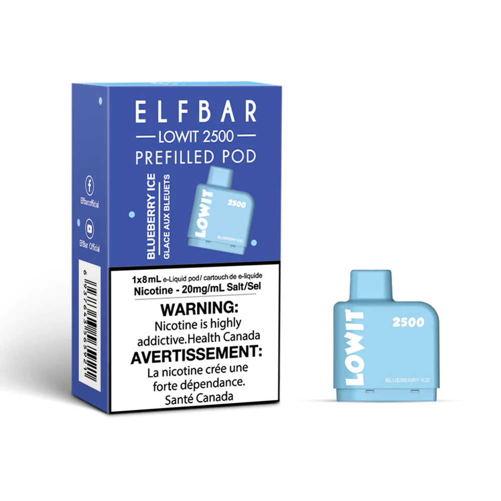 ELF BAR LOWIT 2500 - BLUEBERRY ICE