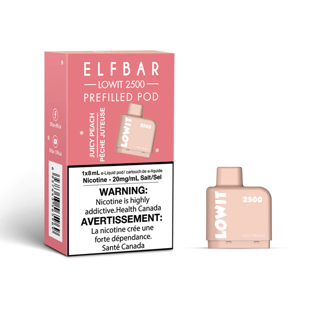 ELF BAR LOWIT 2500 - JUICY PEACH