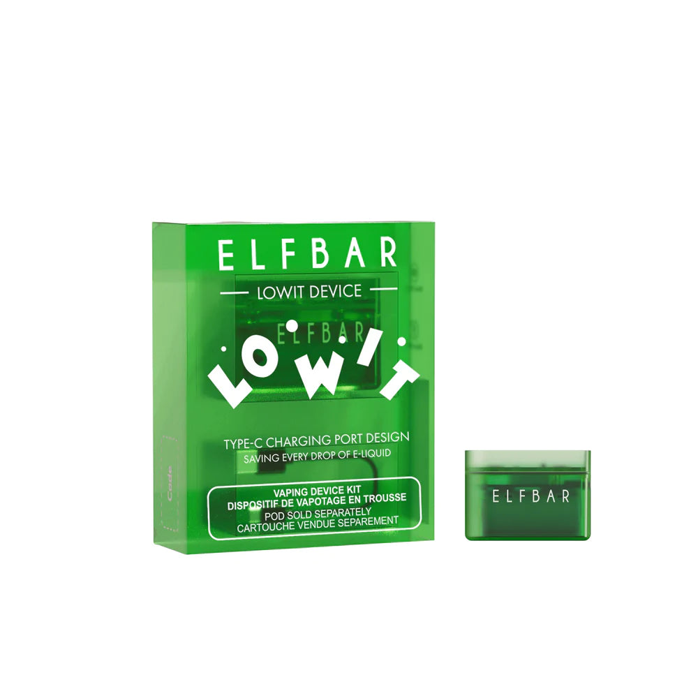 ELF BAR LOWIT DEVICE - GREEN Vape City ELF BAR LOWIT DEVICE - GREEN Vape City