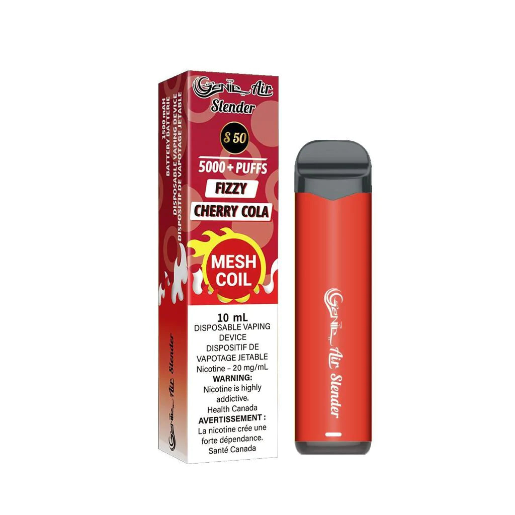 Cherry Cola Vape Disposable GENIE AIR SLENDER 5000 5 Pack Lost Mary Cherry Cola Disposable Vape Cherry Cola Vape Disposable GENIE AIR SLENDER 5000 5 Pack Lost Mary Cherry Cola Disposable Vape