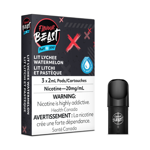 FLAVOUR BEAST PODS - LIT LYCHEE WATERMELON
