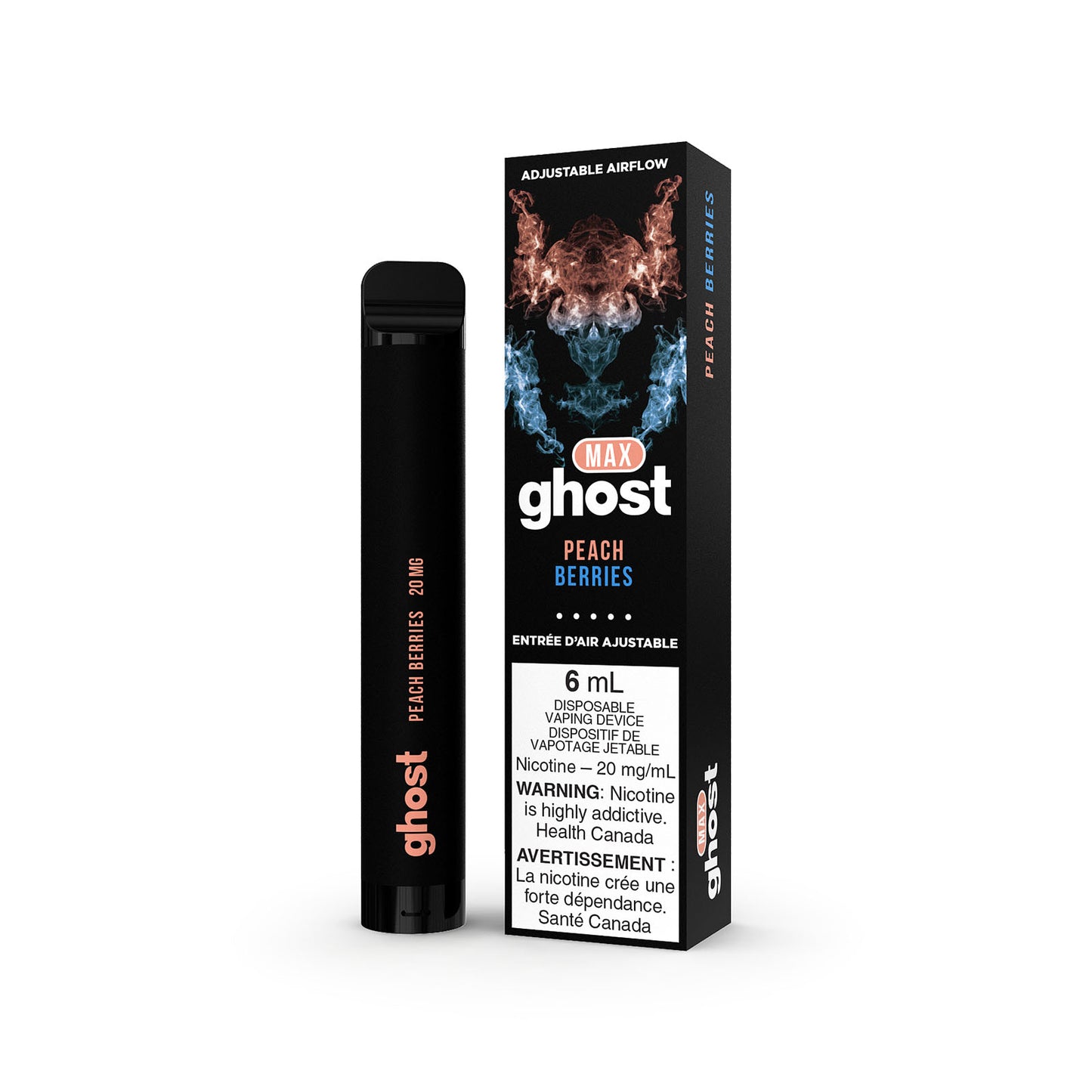 GHOST MAX 2000 - PEACH BERRIES