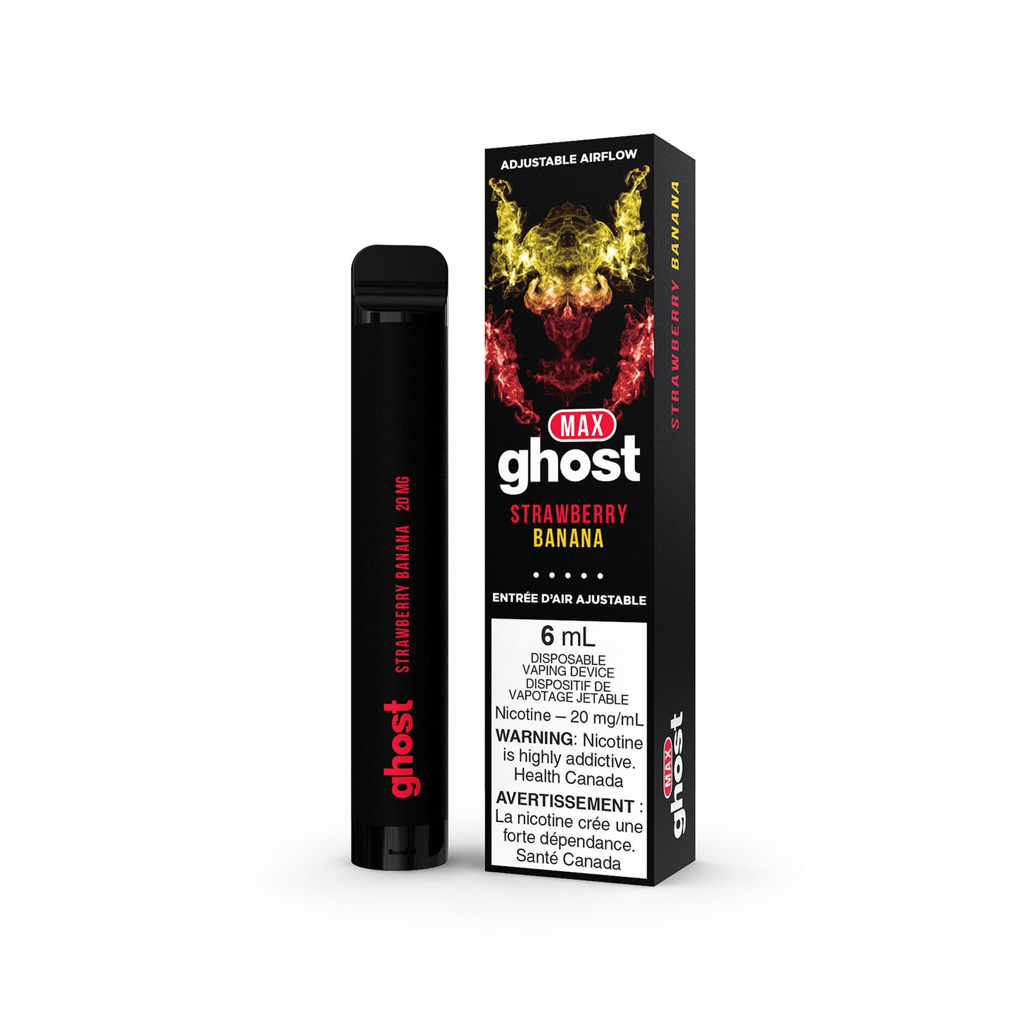 GHOST MAX 2000 - STRAWBERRY BANANA