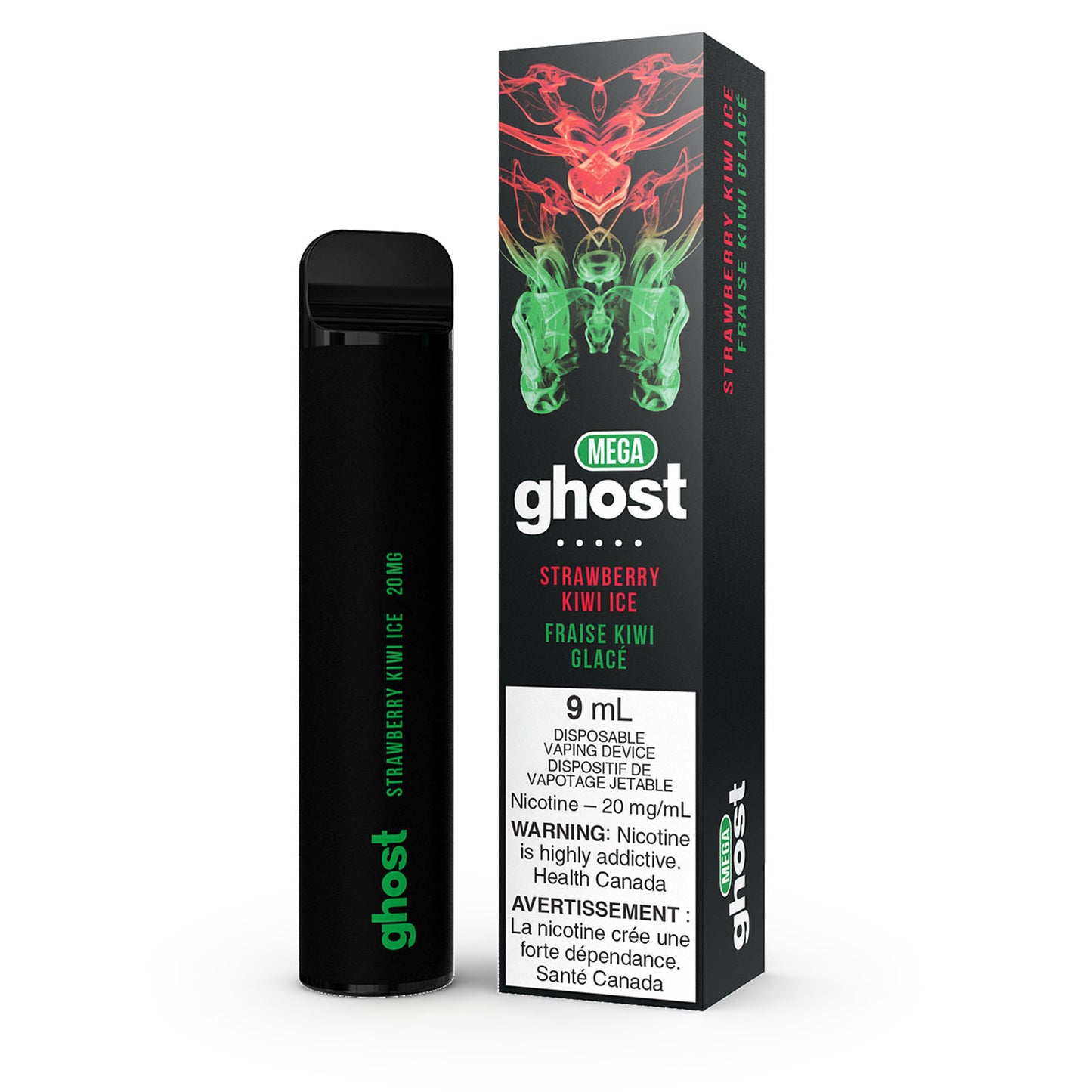 GHOST MEGA 3000 - STRAWBERRY KIWI ICE
