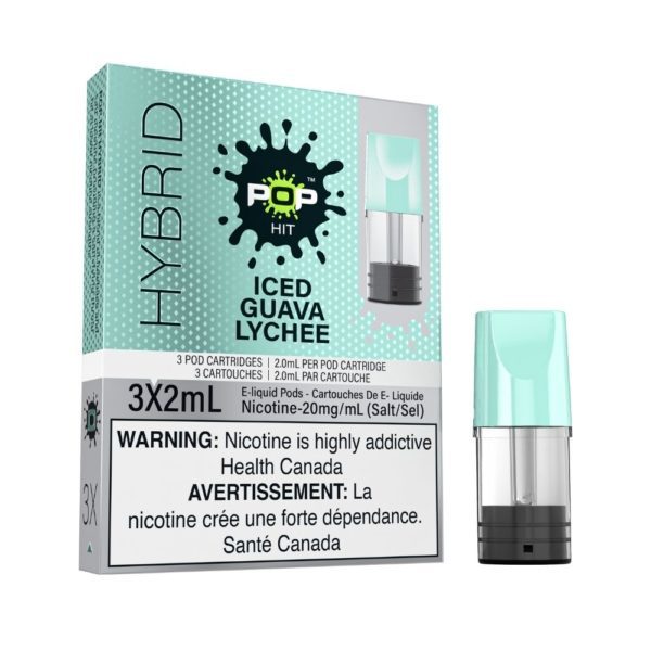 POP HITS HYBRID PODS - ICED GUAVA LYCHEE
