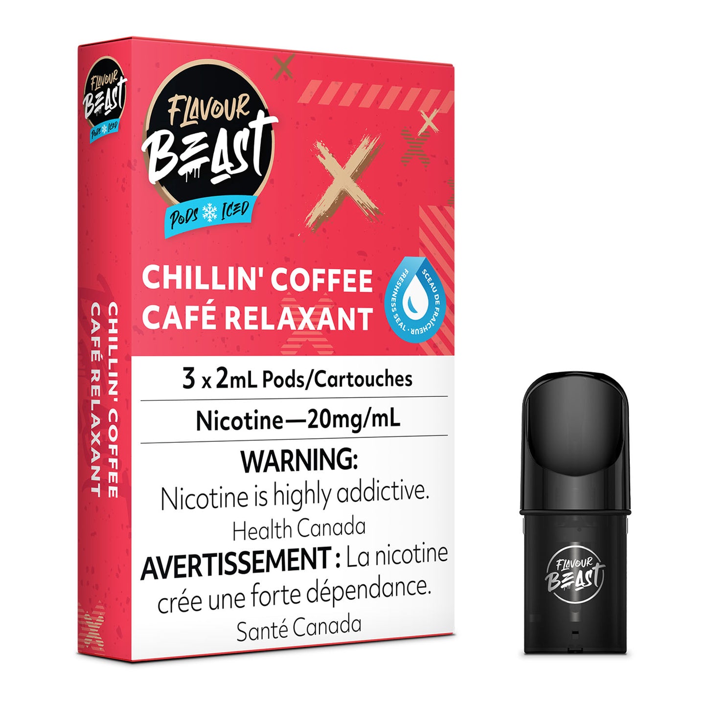FLAVOUR BEAST PODS - CHILLIN COFFEE ICED