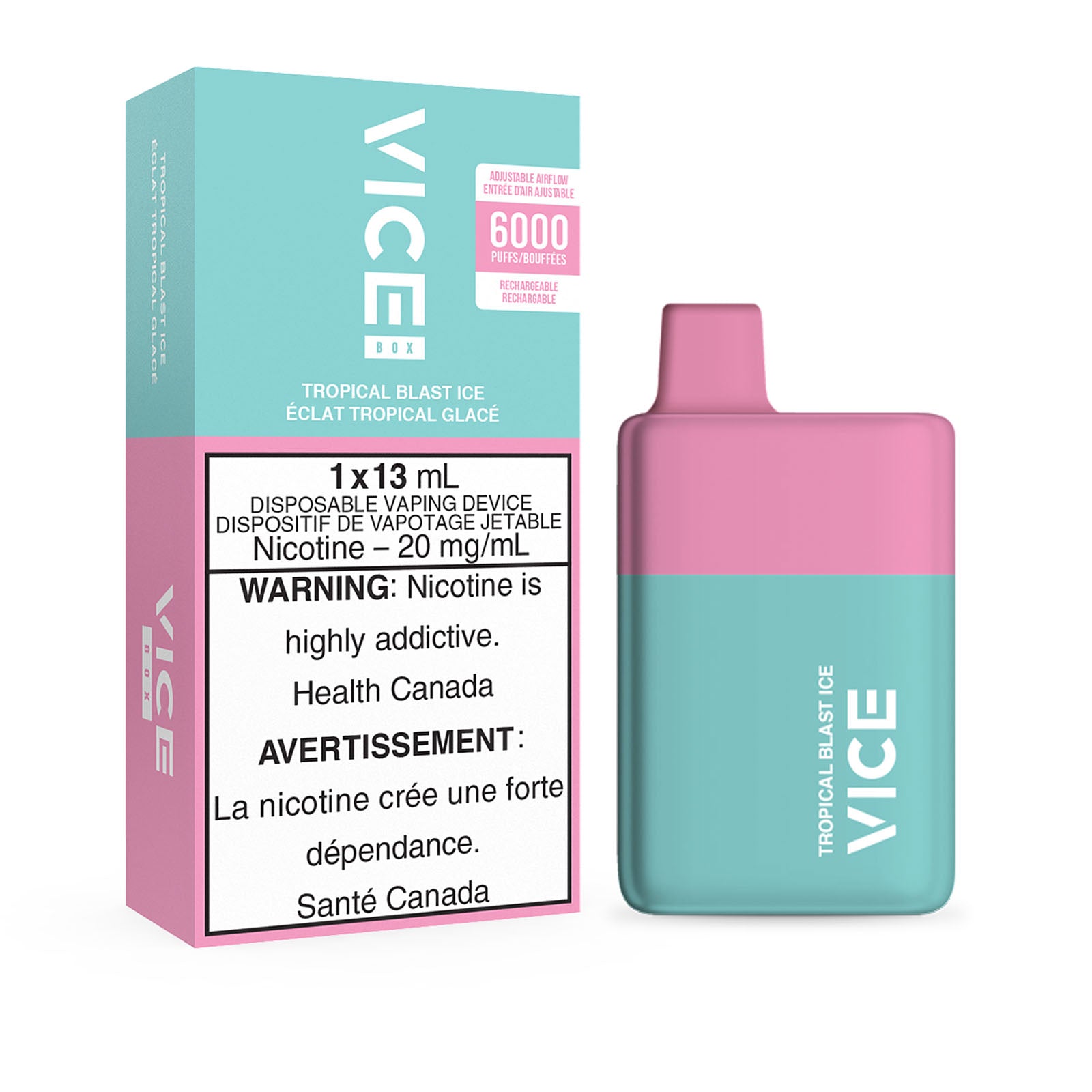 VICE 6000 - TROPICAL BLAST ICE Vape City VICE 6000 - TROPICAL BLAST ICE Vape City