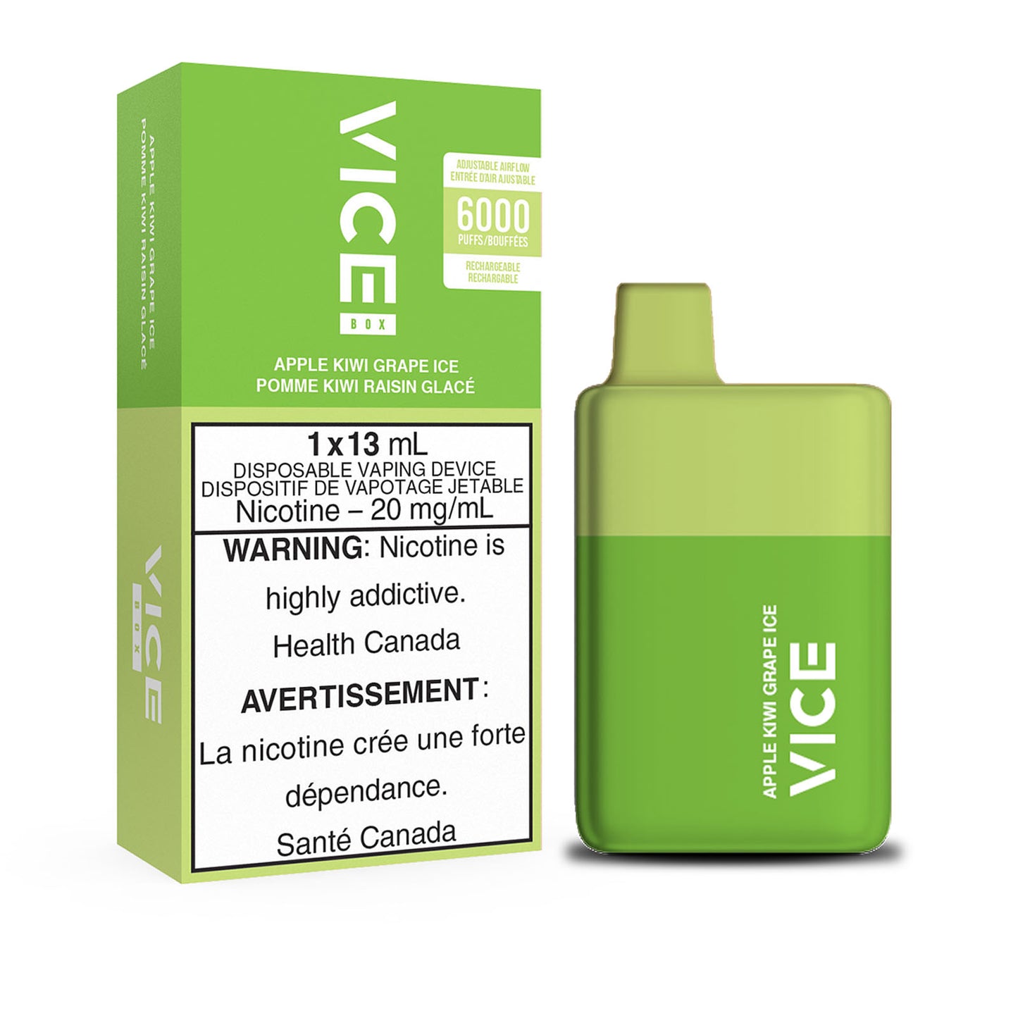 VICE 6000 - APPLE KIWI GRAPE ICE