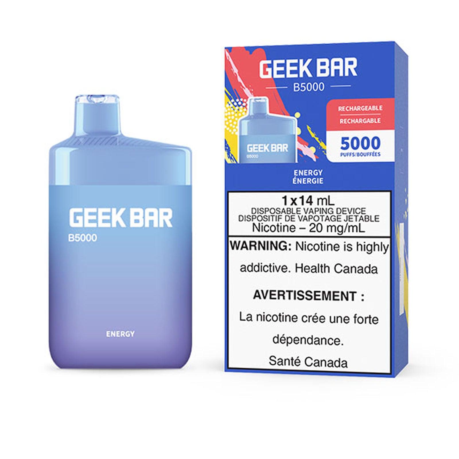 GEEK BAR 5000 - ENERGY Vape City GEEK BAR 5000 - ENERGY Vape City