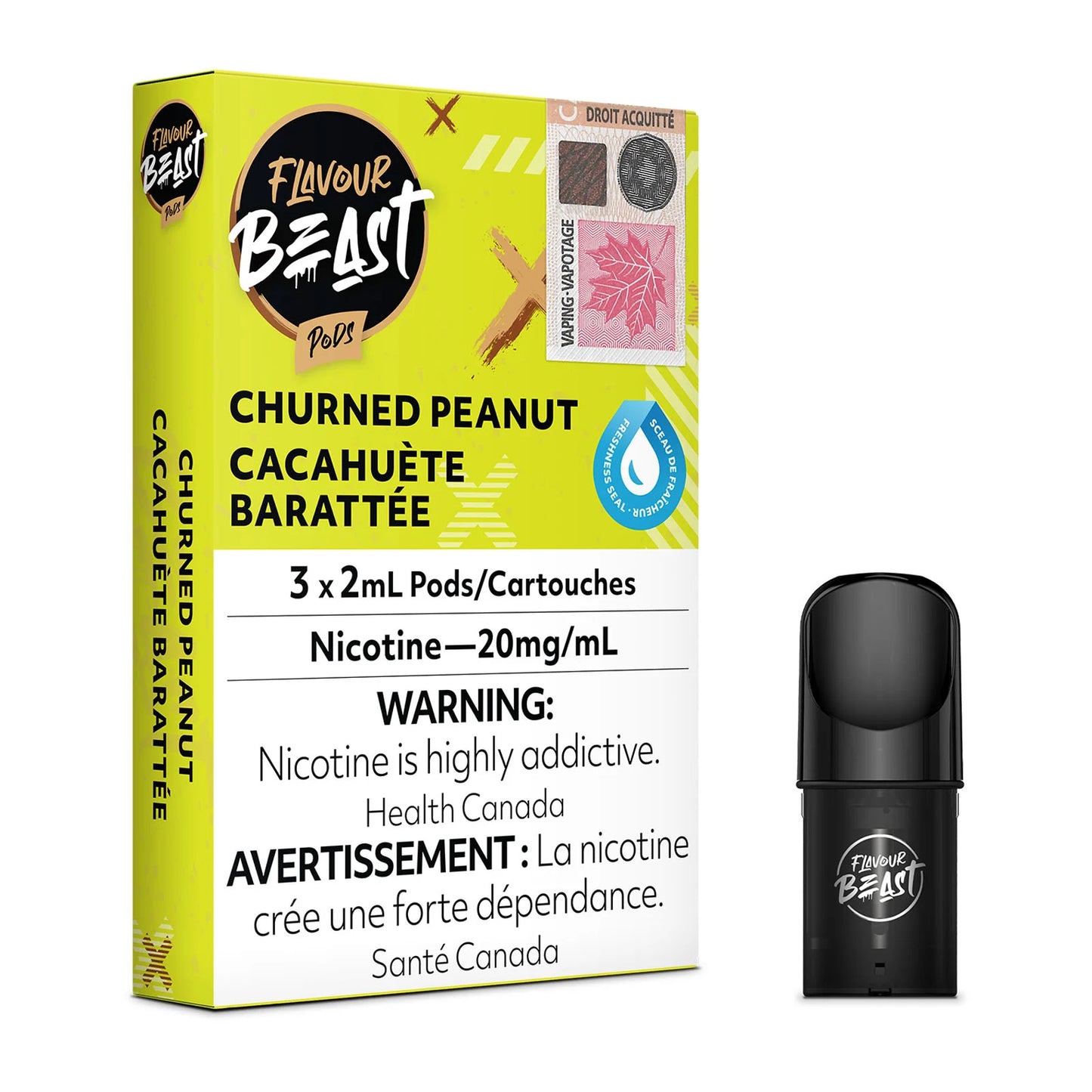 FLAVOUR BEAST PODS - CHURNED PEANUT
