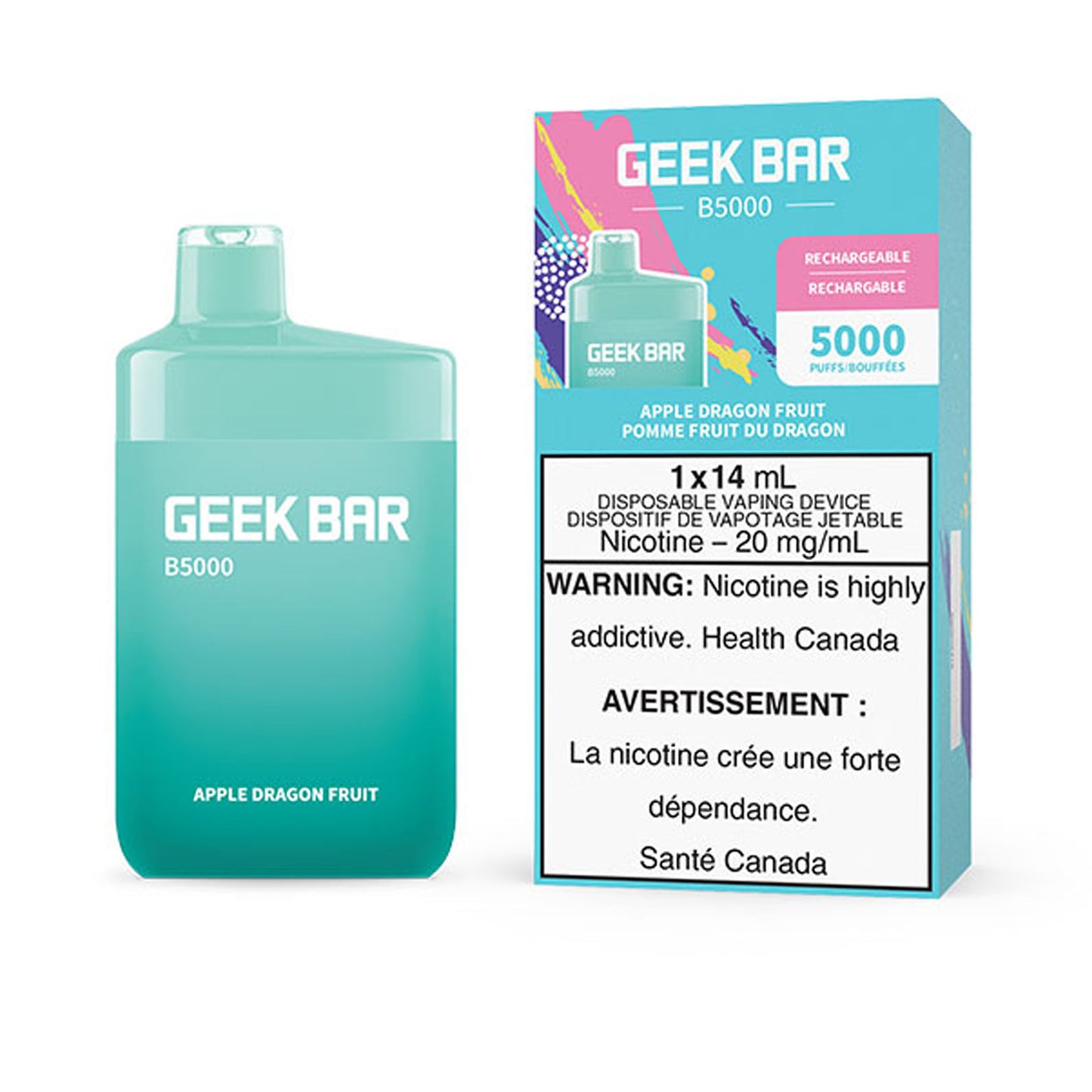 GEEK BAR 5000 - APPLE DRANGONFRUIT