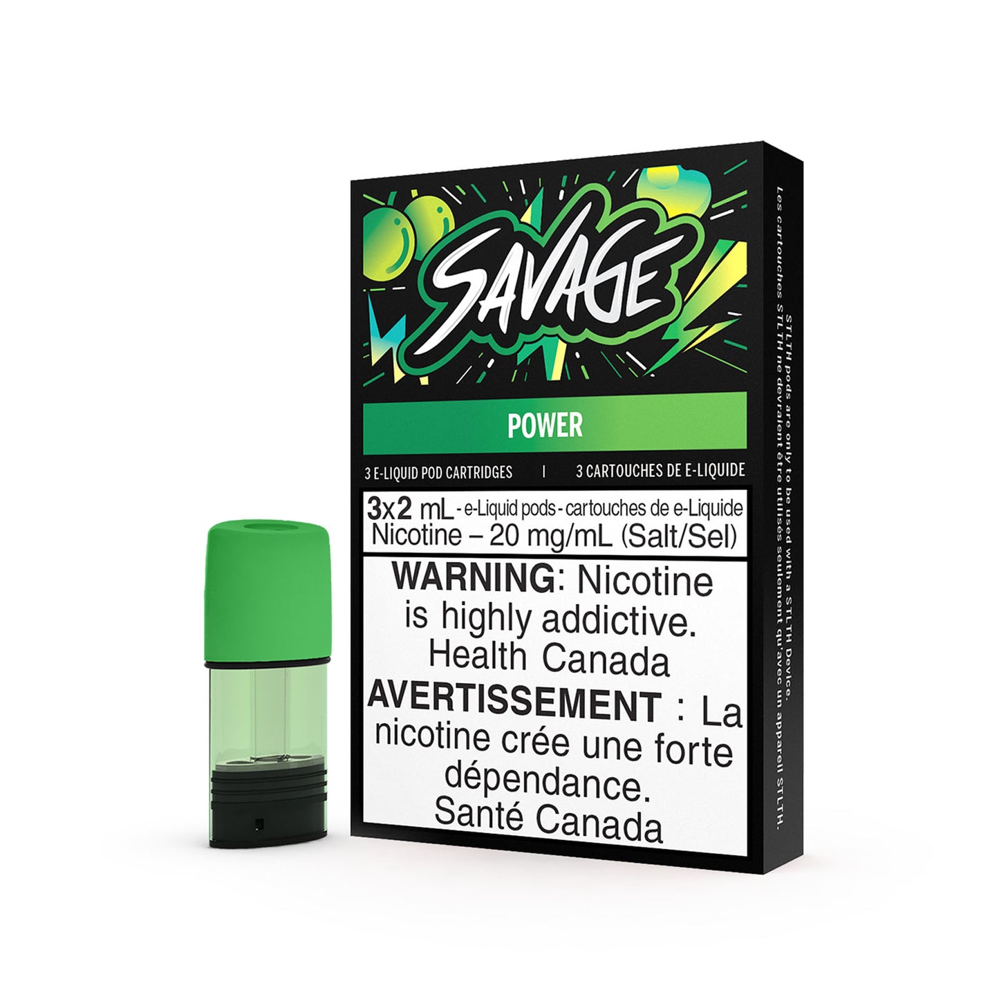 SAVAGE STLTH PODS - POWER