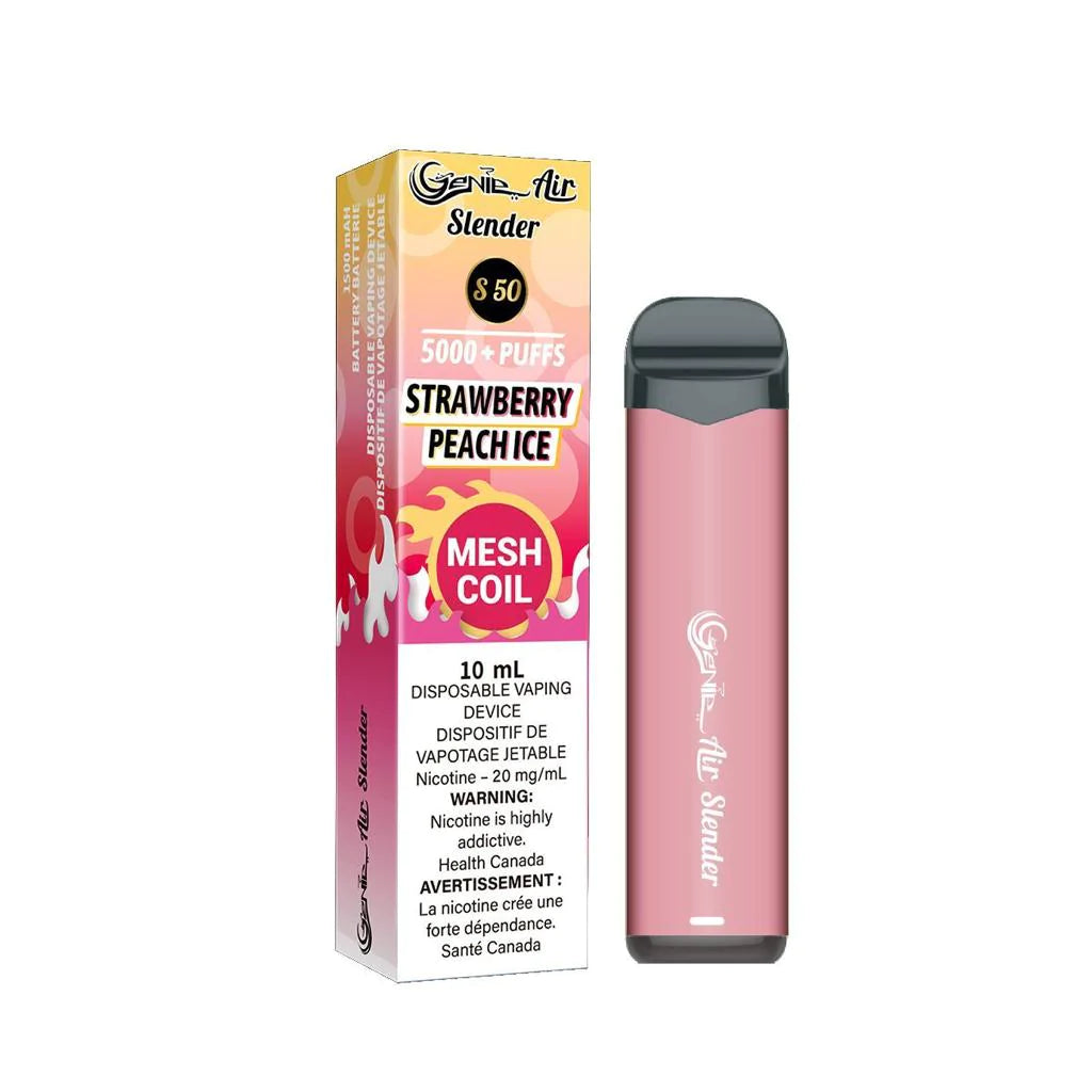 GENIE AIR SLENDER 5000 - STRAWBERRY PEACH ICE
