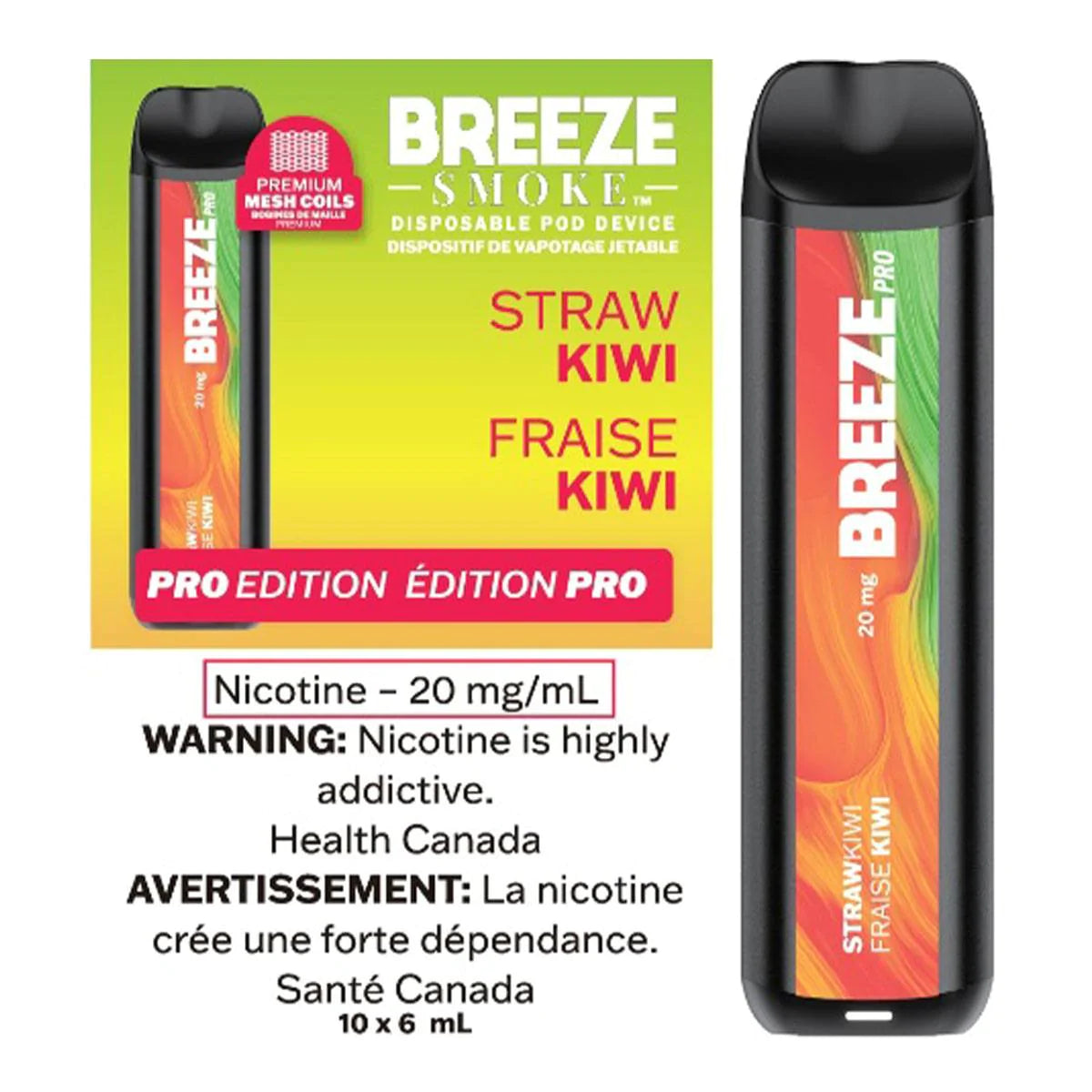 BREEZE PRO 2000 - STRAW KIWI