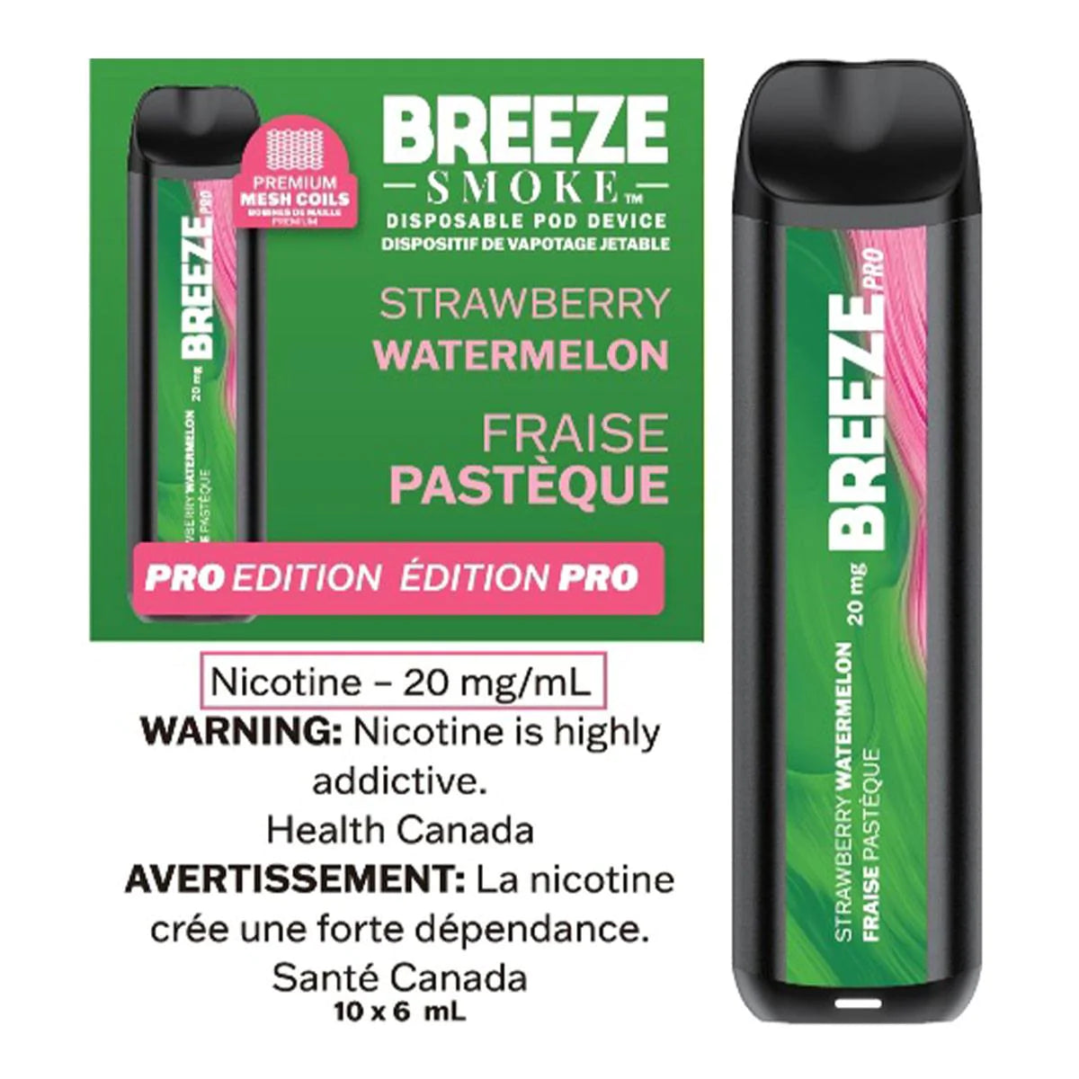 BREEZE PRO 2000 - STRAWBERRY WATERMELON