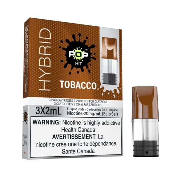 POP HITS HYBRID PODS - TOBACCO