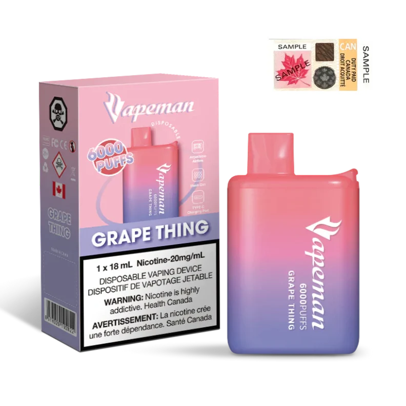 VAPEMAN 6000 - GRAPE THING